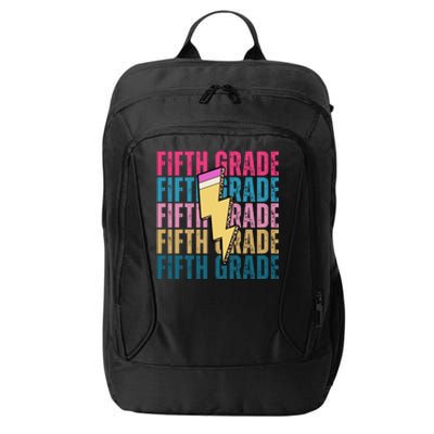 Fifth Grade Lightning Pencil Back To School City Backpack