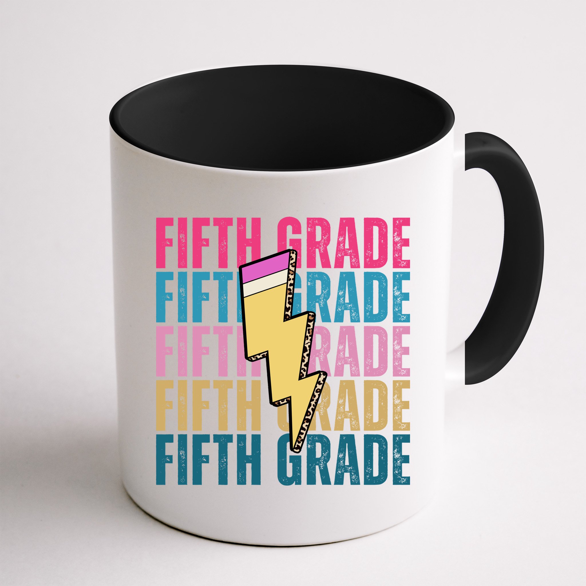 Fifth Grade Lightning Pencil Back To School Mug