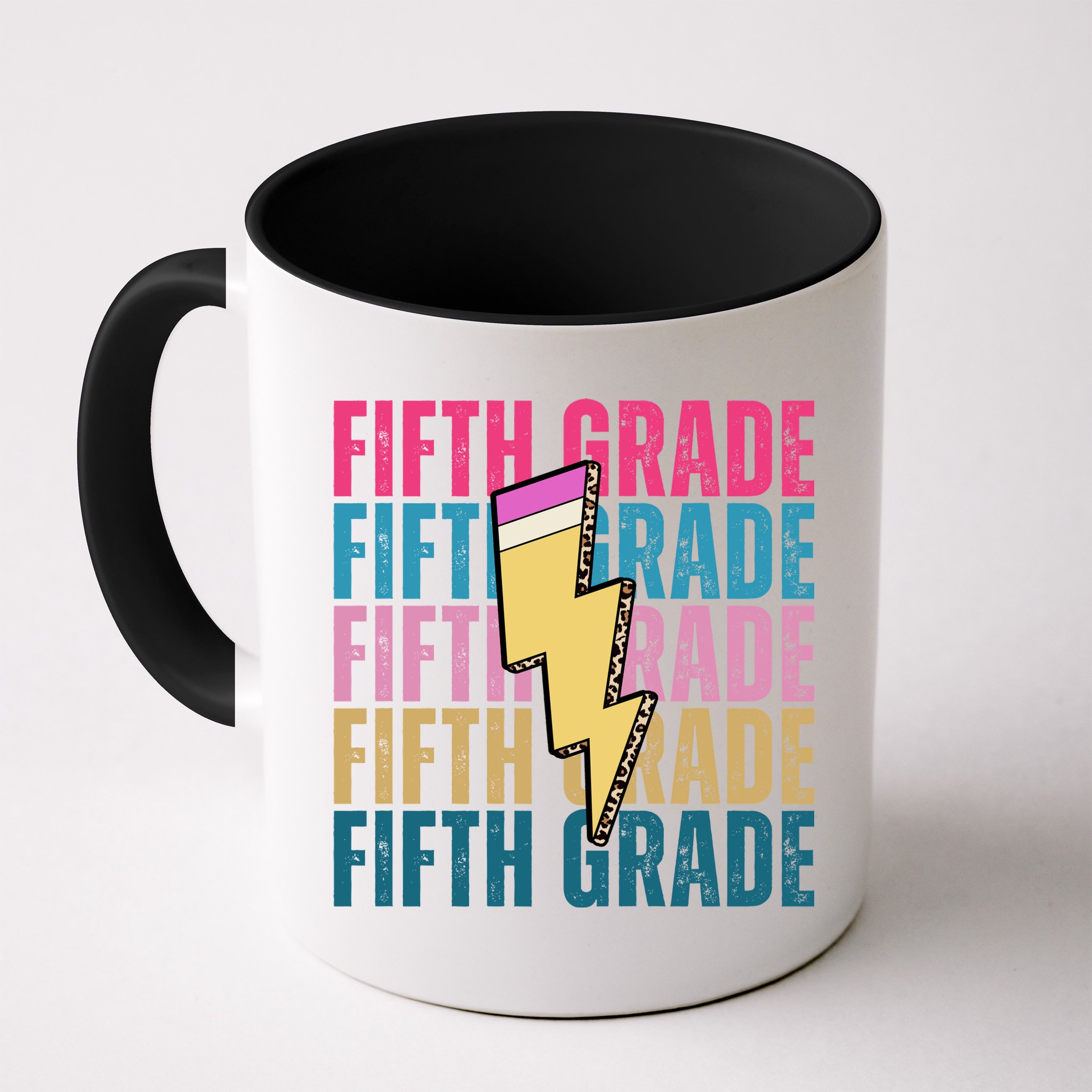 Fifth Grade Lightning Pencil Back To School Mug