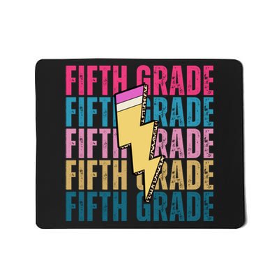 Fifth Grade Lightning Pencil Back To School Mousepad