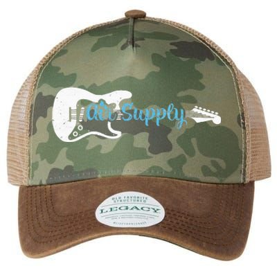 Funny Guitar Lover Air Supply Legacy Tie Dye Trucker Hat