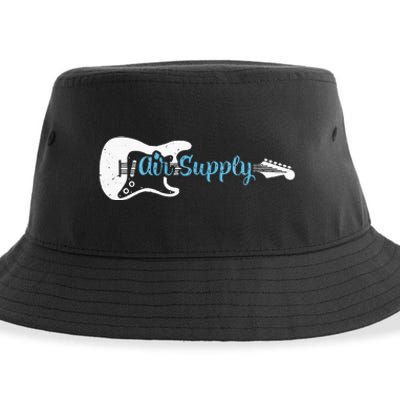 Funny Guitar Lover Air Supply Sustainable Bucket Hat