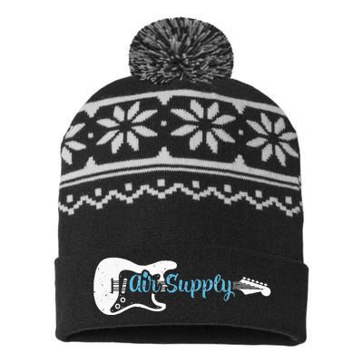 Funny Guitar Lover Air Supply USA-Made Snowflake Beanie