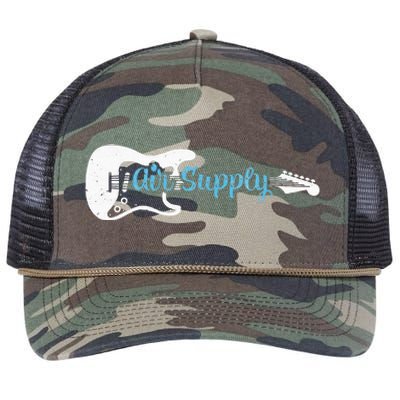 Funny Guitar Lover Air Supply Retro Rope Trucker Hat Cap