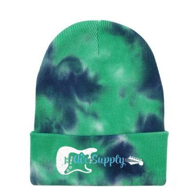 Funny Guitar Lover Air Supply Tie Dye 12in Knit Beanie