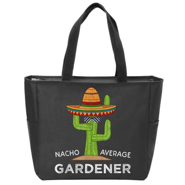 Fun Garden Lover Humor Gift Gardeners Funny Meme Gardening Zip Tote Bag