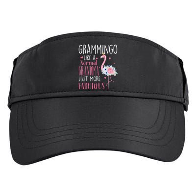 Flamingo Grammingo Like A Normal Grandma Gift Funny Grandma Cute Gift Adult Drive Performance Visor