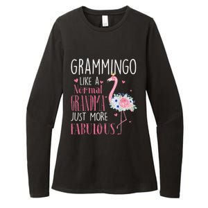 Flamingo Grammingo Like A Normal Grandma Gift Funny Grandma Cute Gift Womens CVC Long Sleeve Shirt