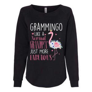 Flamingo Grammingo Like A Normal Grandma Gift Funny Grandma Cute Gift Womens California Wash Sweatshirt