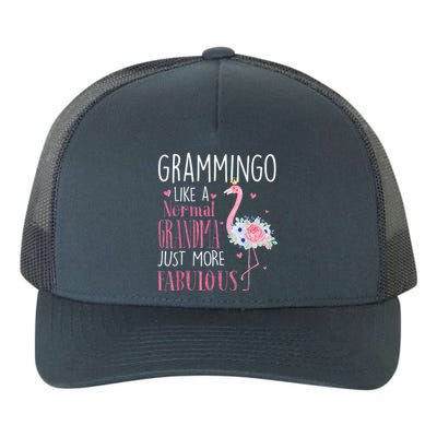 Flamingo Grammingo Like A Normal Grandma Gift Funny Grandma Cute Gift Yupoong Adult 5-Panel Trucker Hat