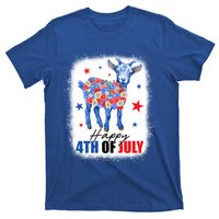 Funny Goat Lovers Owners Farmers American Flag 4th Of July Gift T-Shirt