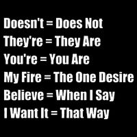 Funny Grammar Lesson Believe When I Say I Want It That Way Mousepad