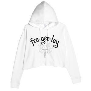 Fra Gee Lay Crop Fleece Hoodie