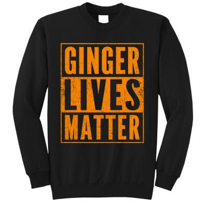 Funny Ginger Lives Matter Old School Graphic Redhead Sweatshirt