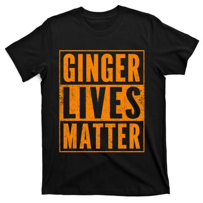 Funny Ginger Lives Matter Old School Graphic Redhead T-Shirt