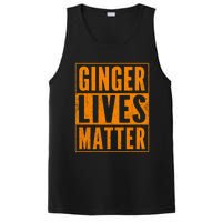 Funny Ginger Lives Matter Old School Graphic Redhead PosiCharge Competitor Tank