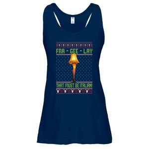 Fra Gee Lay That Must Be Italian Ladies Essential Flowy Tank