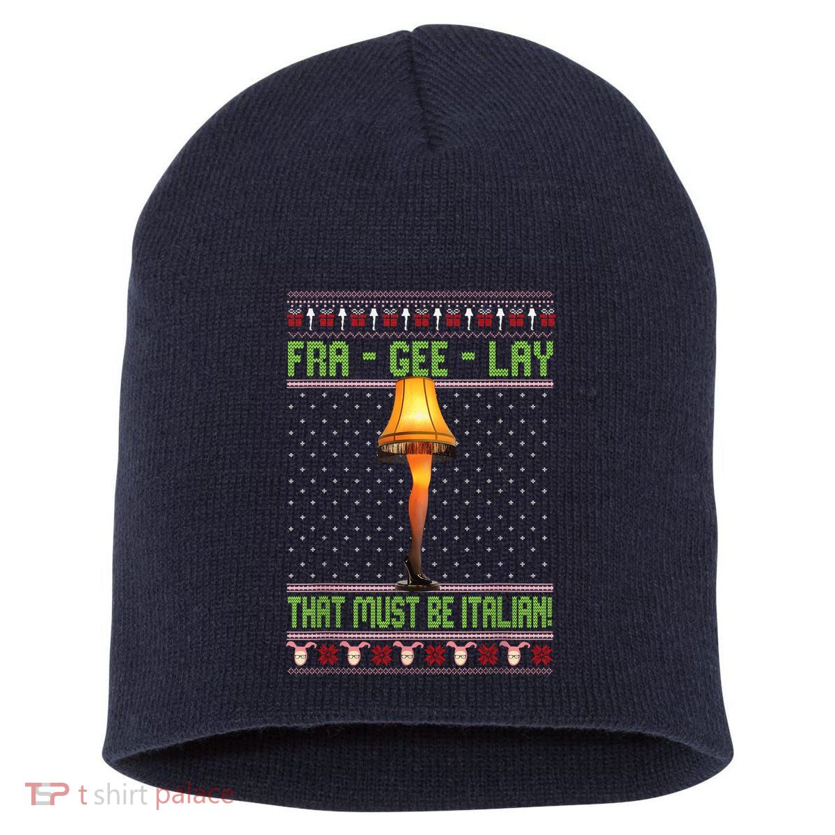Fra Gee Lay That Must Be Italian Short Acrylic Beanie