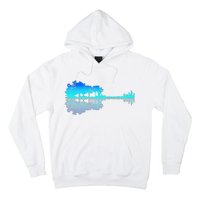 Funny Guitar Lake Shadow Love Guitar Musician Hoodie