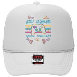 First Grade Level Complete Gamer High Crown Mesh Back Trucker Hat