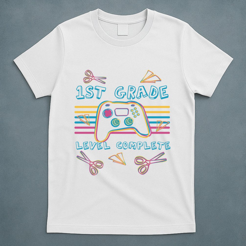 First Grade Level Complete Gamer T-Shirt