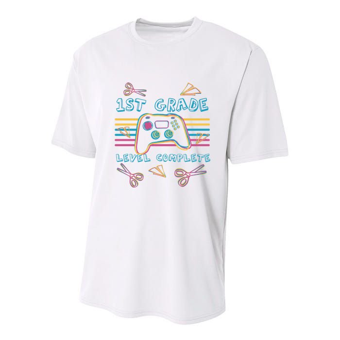 First Grade Level Complete Gamer Youth Performance Sprint T-Shirt