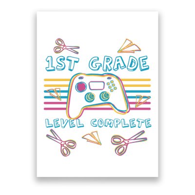 First Grade Level Complete Gamer Poster