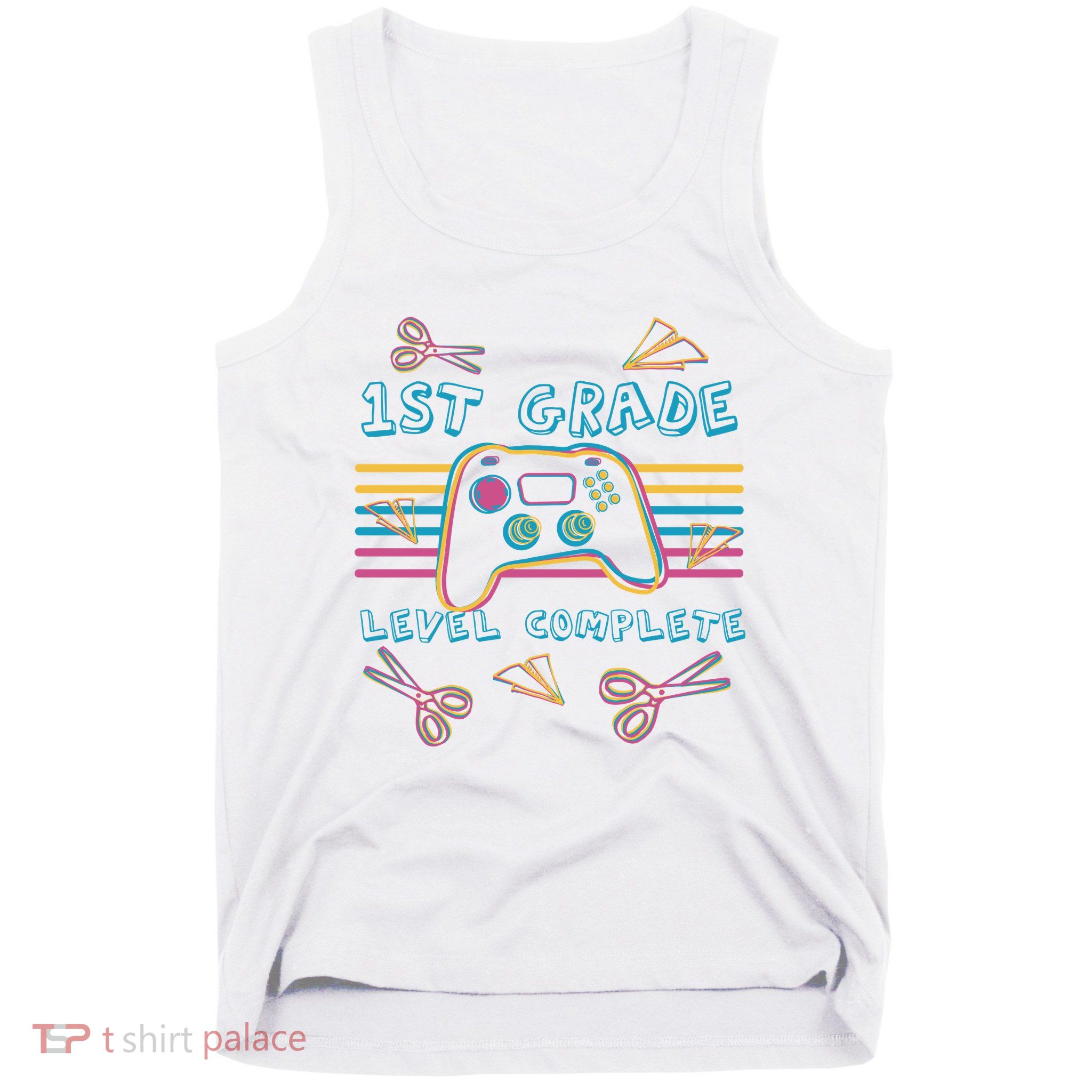 First Grade Level Complete Gamer Tank Top
