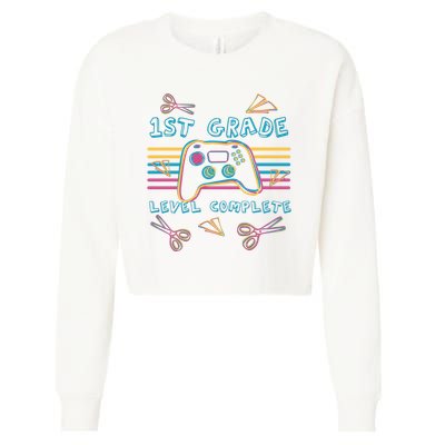 First Grade Level Complete Gamer Cropped Pullover Crew