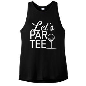 Funny Golfing Lover Golfer Dad Golf Player Pro Ladies PosiCharge Tri-Blend Wicking Tank