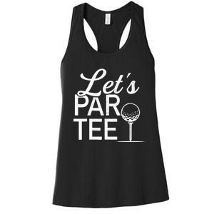 Funny Golfing Lover Golfer Dad Golf Player Pro Women's Racerback Tank