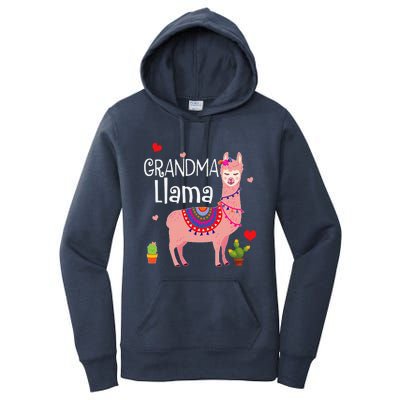 Funny Grandma Llama Mother's Day Gift Women's Pullover Hoodie