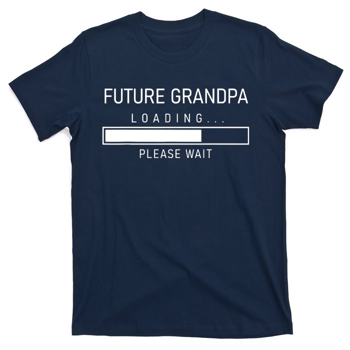 Future Grandpa Loading First Time Grandparent Day T-Shirt