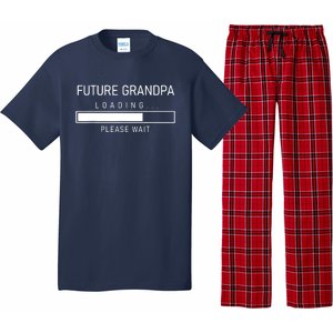 Future Grandpa Loading First Time Grandparent Day Pajama Set