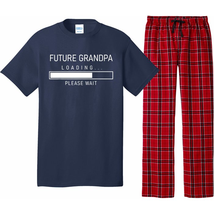 Future Grandpa Loading First Time Grandparent Day Pajama Set