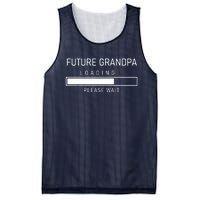 Future Grandpa Loading First Time Grandparent Day Mesh Reversible Basketball Jersey Tank