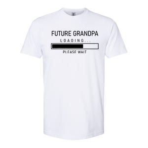 Future Grandpa Loading First Time Grandparent Day Softstyle CVC T-Shirt