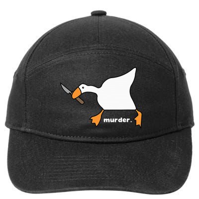 Funny Goose Murder 7-Panel Snapback Hat