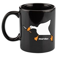 Funny Goose Murder 11oz C Handle Ceramic Mug