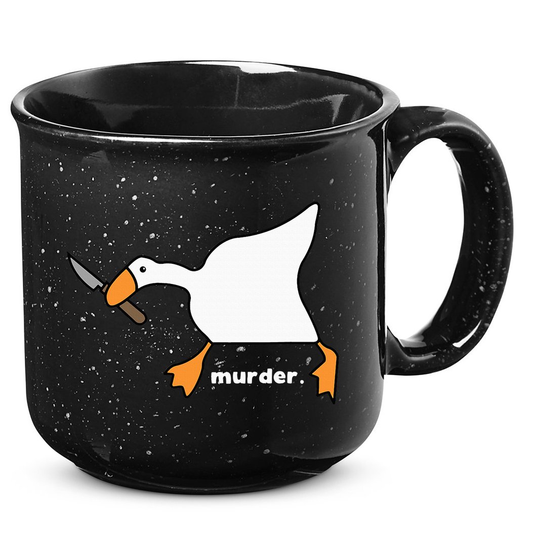 Funny Goose Murder 15oz Campfire Ceramic Mug