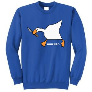 Funny Goose Murder Sweatshirt