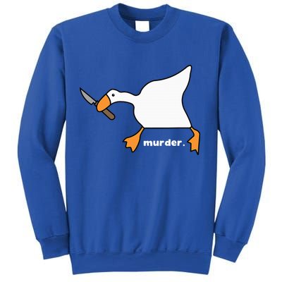Funny Goose Murder Sweatshirt