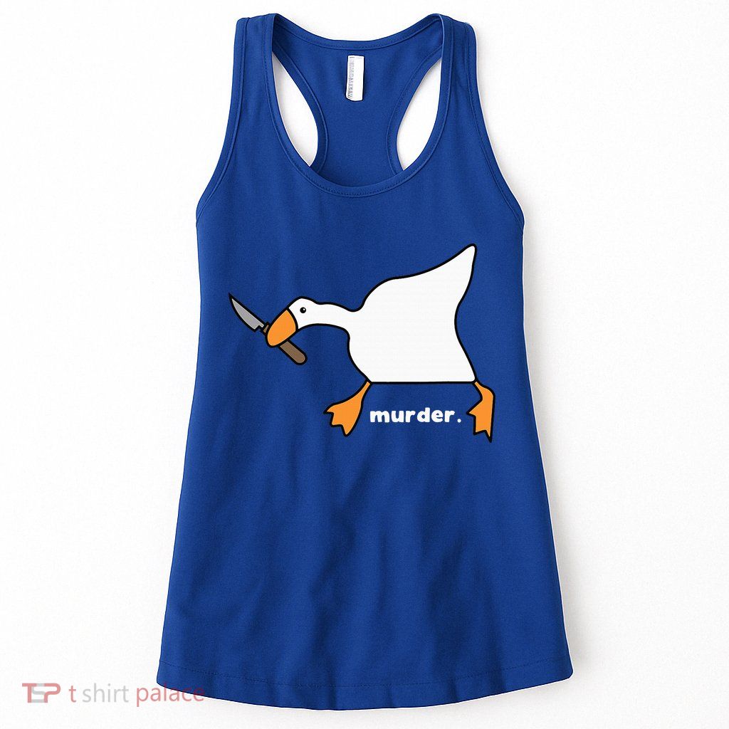 Funny Goose Murder Womens Tank Top