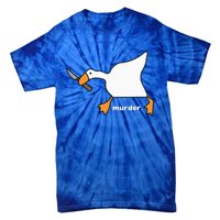 Funny Goose Murder Tie-Dye T-Shirt