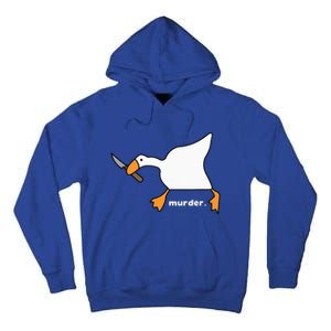 Funny Goose Murder Tall Hoodie