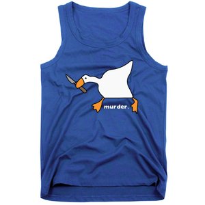 Funny Goose Murder Tank Top