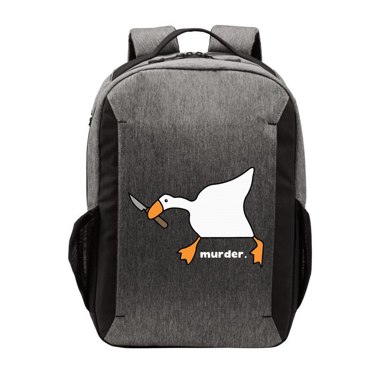 Funny Goose Murder Vector Backpack