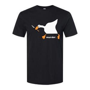 Funny Goose Murder Softstyle CVC T-Shirt