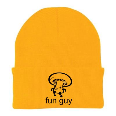 Fun Guy Mushroom Funny Knit Cap Winter Beanie