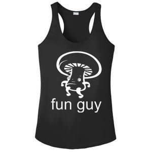 Fun Guy Mushroom Funny Ladies PosiCharge Competitor Racerback Tank